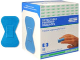 SafeCross® Metal Detectable Fabric Adhesive Bandages, Latex Free
