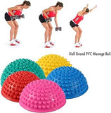 Half Round PVC Massage Ball - ONLY YELLOW LEFT