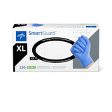 SmartGuard® Powder-Free Blue Nitrile Exam Gloves