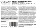 MedPro® Flexible Caustic Applicators, 75% Silver Nitrate (6") - 100/Tube