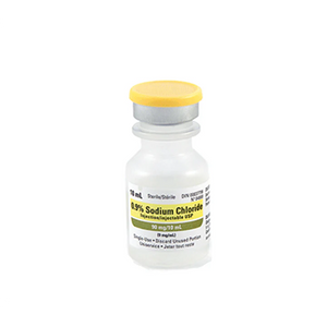Sterile Solution, 0.9% Sodium Chloride (NaCl) for Injection (90mg/10ml) - Vial