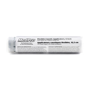 MedPro® Flexible Caustic Applicators, 75% Silver Nitrate (6") - 100/Tube