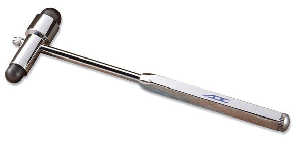 Buck Neurological Hammer with Brush and Needle, Latex-Free (7 1/2