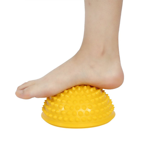 Half Round PVC Massage Ball - Yellow