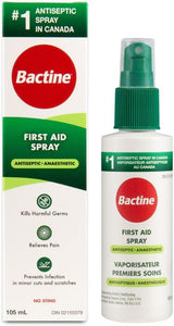 Bactine Antiseptic First Aid Spray, Pump Bottle (105ml)