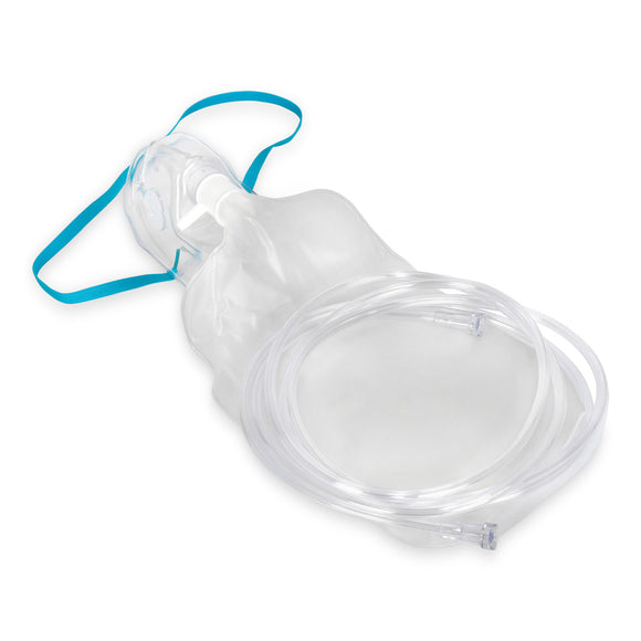 Glenwood Partial Non-Rebreathing Oxygen Kit with 1 Side Valve and Sure-Flow Tubing (7') - Pediatric