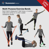 Sammons Preston Non-Latex Exercise Band Set (Levels 1-5) - 5/pkg