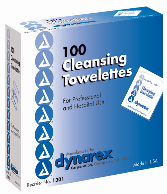 Dynarex® Cleansing Towelettes - 100/bx