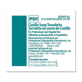 PDI® Castile Soap Towelette (7 7/10" x 5") - 100/bx