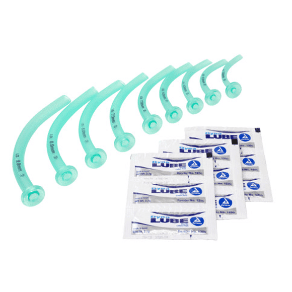 Dynarex® Resp-O2 Nasopharyngeal Airway Kit (9x NPA, 9x Packs of DynaLube)