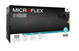 MicroFlex® MidKnight™ Black Nitrile Exam Gloves (100/bx)