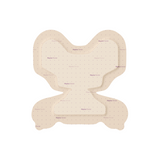 Mepilex® Border Heel, Self-Adherent Multi-Layer Foam Dressing (22cm x 23cm) - 10/bx