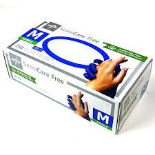 Medline SensiCare FREE (accelerator-free) Gloves 250/BX - MEDIUM