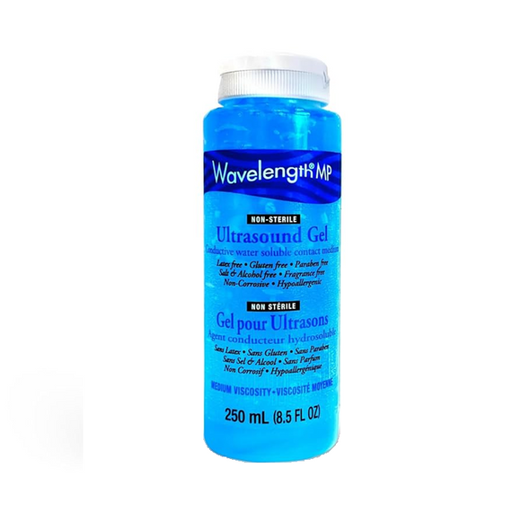 Wavelength® Multi-Purpose UltraSound Gel (250ml) - Bottle