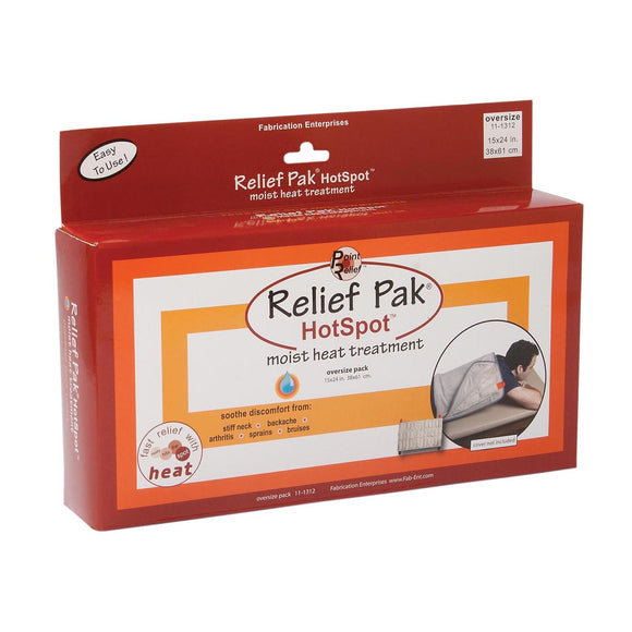 Relief Pak HotSpot, Moist Heat Treatment - Oversize Pack (15