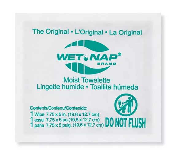 Wet Nap® Moist Cleansing Towelette (7 3/4