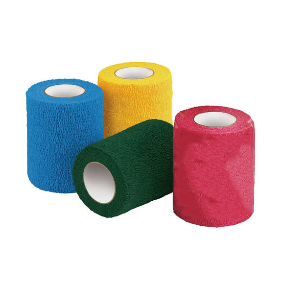 Cardinal Health™ Self-Adherent Bandage, Assorted Colours (3