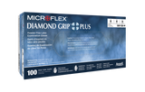 MicroFlex® Diamond Grip Plus™ Powder-Free White Latex Exam Gloves (100/bx)
