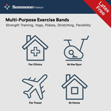 Sammons Preston Non-Latex Exercise Band Set (Levels 1-5) - 5/pkg