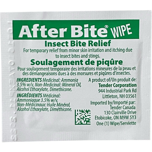 After Bite® Wipe, Insect Bite Relief - 100/pkg – MedWest Inc.