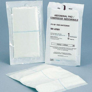 Abdominal Pads Sterile 8" X 10", 24/BX - MedWest Inc.