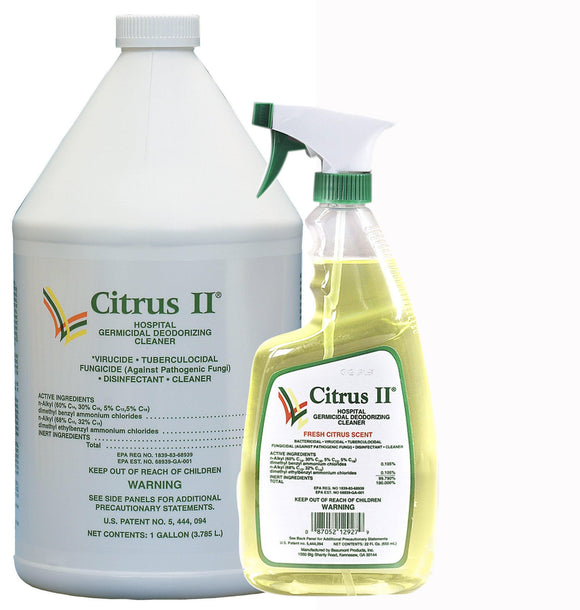 Citrus II Hospital Germicidal Disinfectant Cleaner - MedWest Inc.