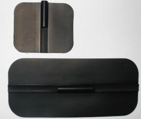 Carbon Rubber Square Reusable Black Electrode Pads 2/pkg - MedWest Inc.