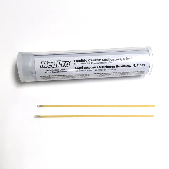 Flexible Caustic Applicators - Silver Nitrate Sticks