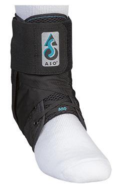 ASO Ankle Brace with Plastic Stays- Black - MedWest Inc.