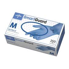 SmartGuard Nitrile Powder Free Gloves Blue, 250/bx